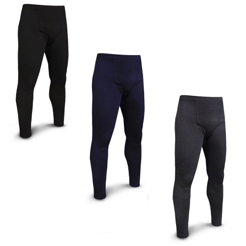 Set 3 Pack Calzamaglie Da Uomo Senza-piede In Pile Navigare Mod. S351 Neroantracitelu Scuro